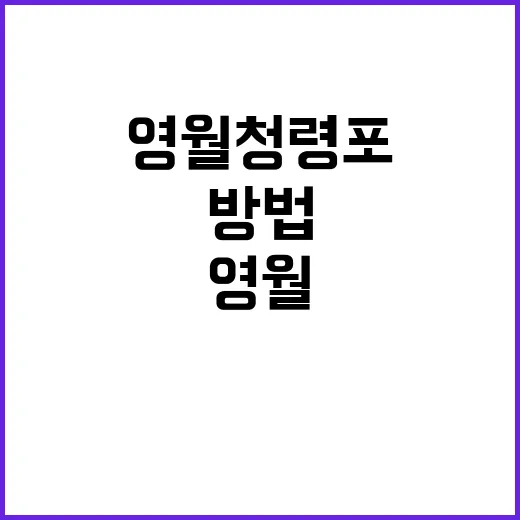 영월 청령포에서 힐…