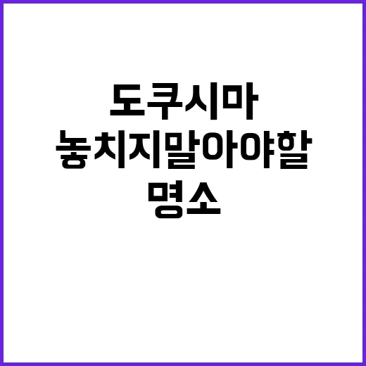 도쿠시마를 즐기는 …