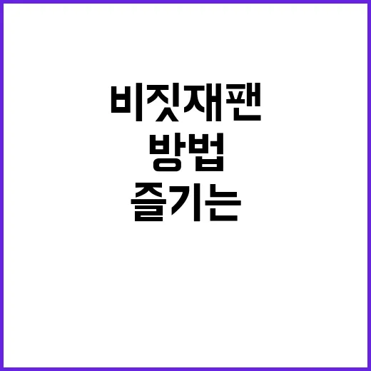 비짓재팬을 최대한 즐기는 방법