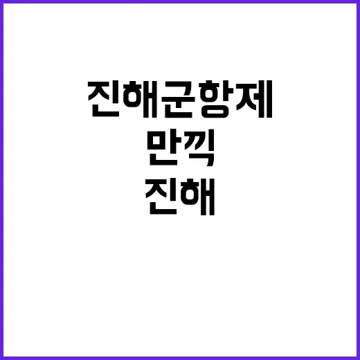 진해군항제를 만끽하…