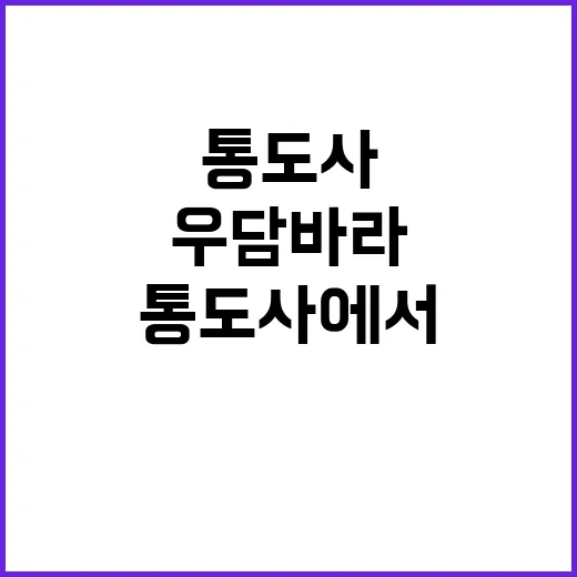 통도사에서 우담바라…