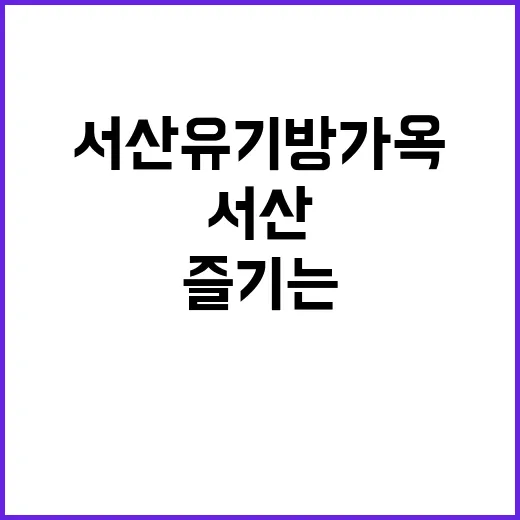 서산 유기방가옥을 제대로 즐기는 방법