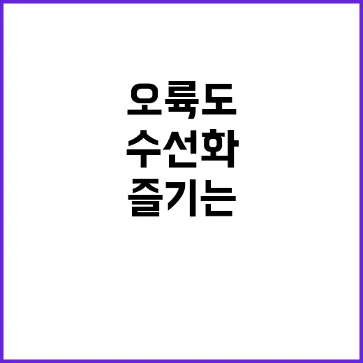 오륙도 수선화 여행을 완벽히 즐기는 방법