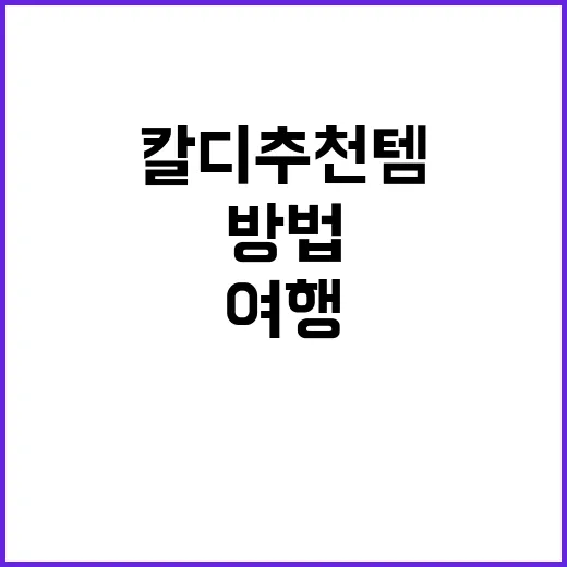 여행 중에도 즐길 …