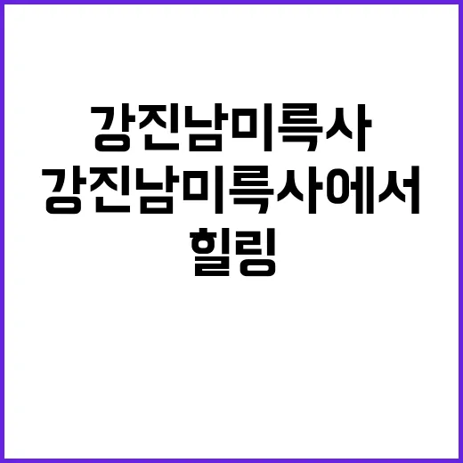 강진 남미륵사에서 …