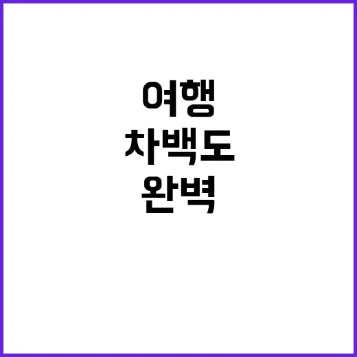 차백도를 완벽하게 …