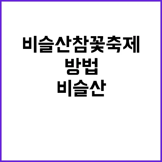 비슬산 참꽃축제 즐…