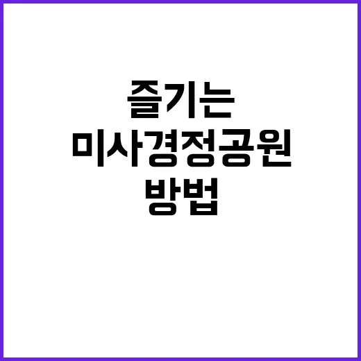 미사경정공원을 즐기…