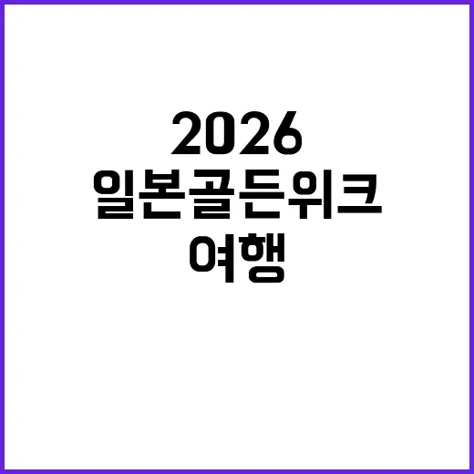 일본 골든위크 20…