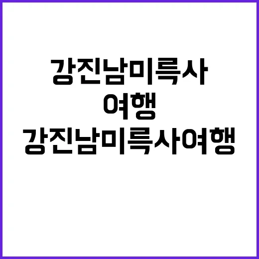 강진 남미륵사 여행…