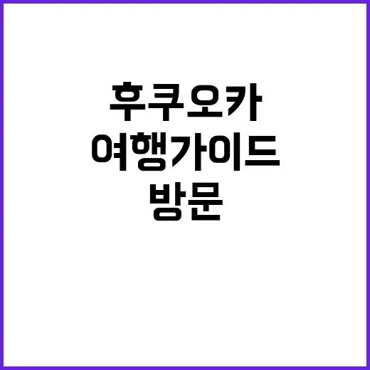후쿠오카에서 꼭 방…