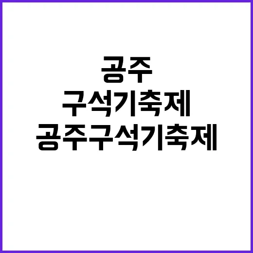공주 구석기축제를 …