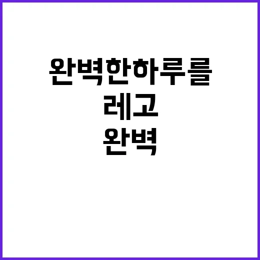 광화문에서 레고 즐기기: 완벽한 하루를 보내는 방법