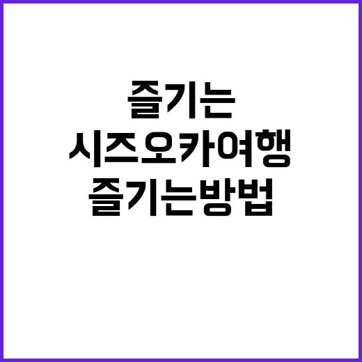 시즈오카 여행을 완…