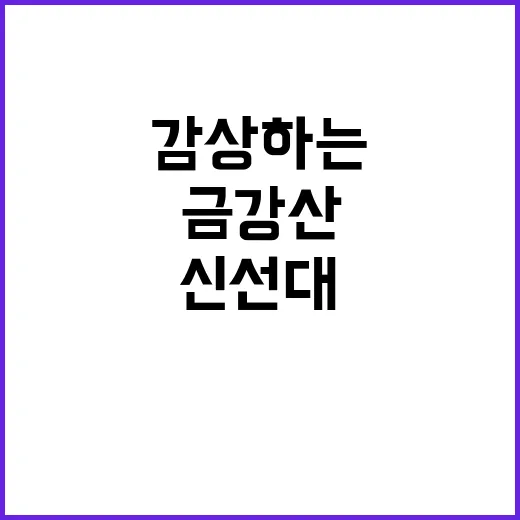 금강산 신선대를 감…