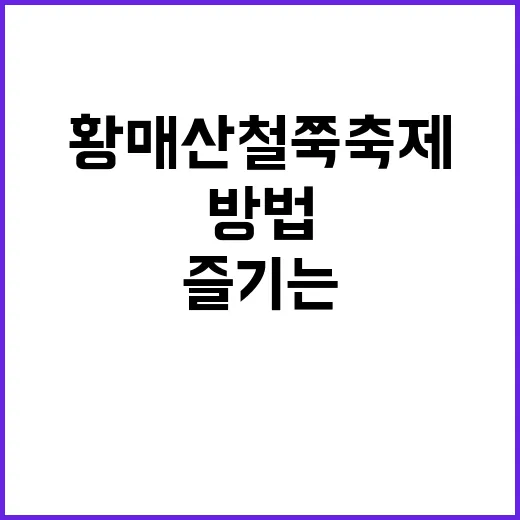 황매산 철쭉축제에서…