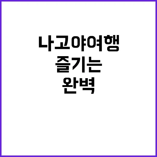 나고야 여행을 완벽…