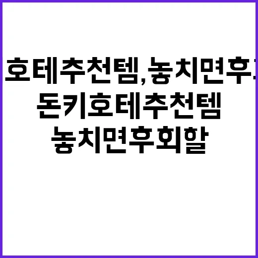 돈키호테 추천템, …