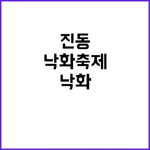 진동 낙화축제를 제대로 즐기는 방법