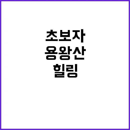 용왕산에서 힐링: …