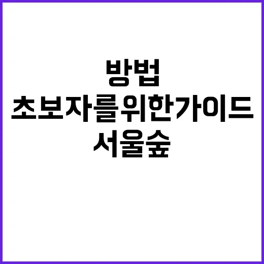 서울숲에서 포켓몬 잡는 방법: 초보자를 위한 가이드