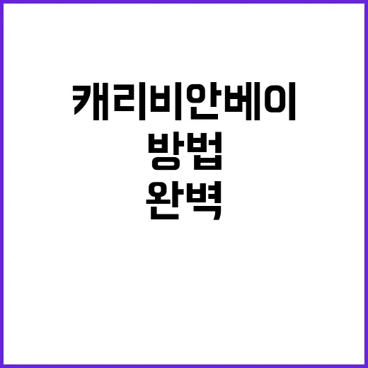 캐리비안베이에서 완…