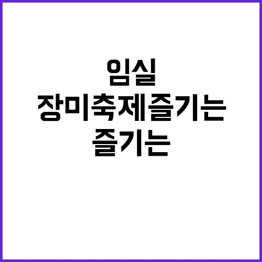 임실 장미축제 즐기…