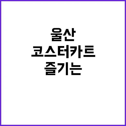 울산 코스터카트 제…