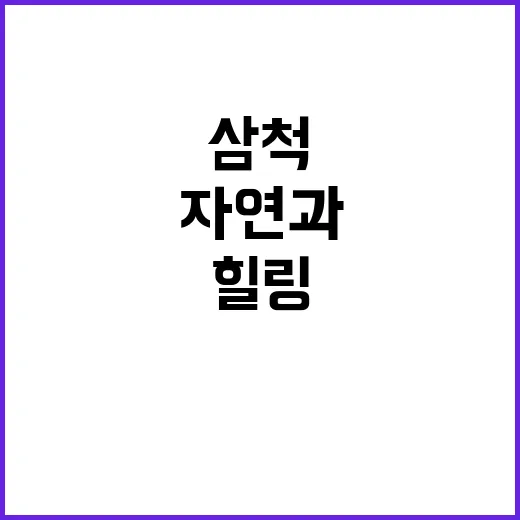 삼척에서 꼭 가봐야…