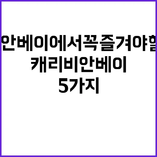 캐리비안베이에서 꼭…