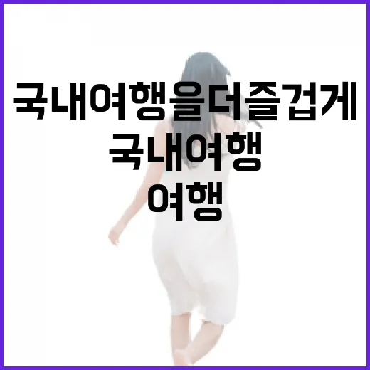 국내여행을 더 즐겁게 만드는 방법 - 요약