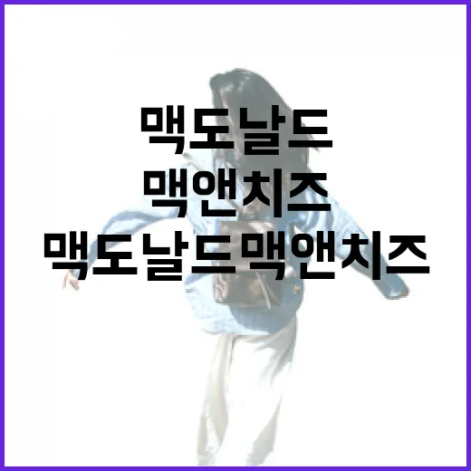 맥도날드 맥앤치즈, 이렇게 즐겨보세요 - 요약