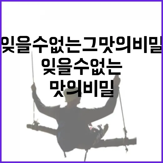 툼켄치밥, 잊을 수 없는 그 맛의 비밀 - 요약
