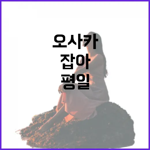 오사카항공권을 일부러 평일 밤으로 잡아봤더니 보인 동네들 - 요약