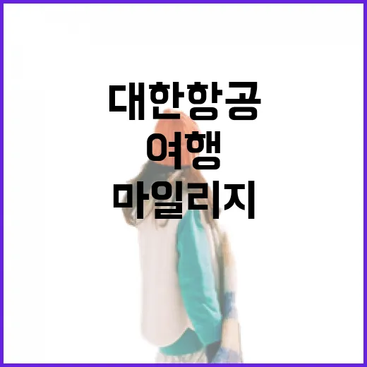대한항공마일리지로 조용한 동네 여행을 다녀와봤더니 - 요약