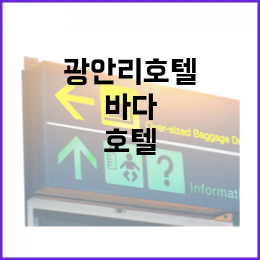 광안리호텔을 바다 앞이 아니라 골목 쪽으로 잡아봤더니 보인 것들 - 요약