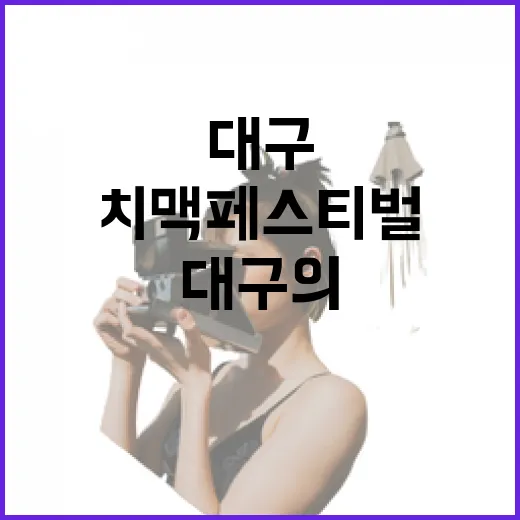 치맥페스티벌을 피해 골목으로 걸어봤더니 보였던 대구의 조용한 밤 - 요약