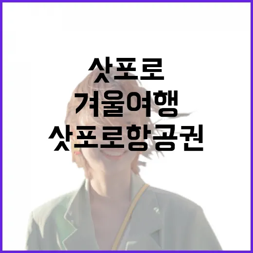 삿포로항공권 직접 찾아보며 느낀, 조용한 겨울 여행의 시작점 - 요약