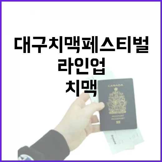 대구 치맥페스티벌 라인업만 보고 갔다가, 두류공원 뒤편 골목까지 걸어본 후기 - 요약