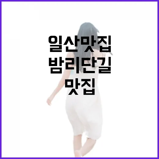 일산맛집 찾아 밤리단길 골목을 천천히 걸어봤더니 - 요약