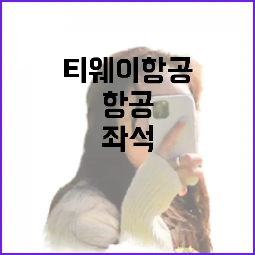 티웨이항공좌석 직접 골라 타봤더니, 조용한 여행자는 어디에 앉아야 편했나 - 요약