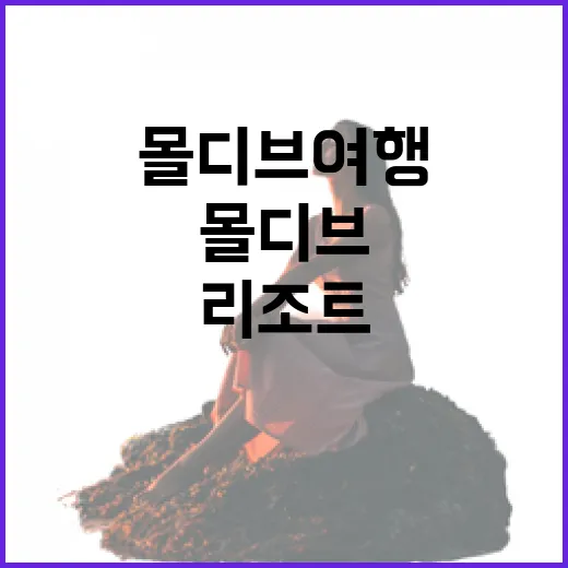 몰디브여행, 리조트 대신 동네섬 골목을 걸어봤더니 - 요약