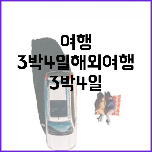 3박4일해외여행, 유명 관광지 대신 동네 골목만 걸어봤더니 - 요약