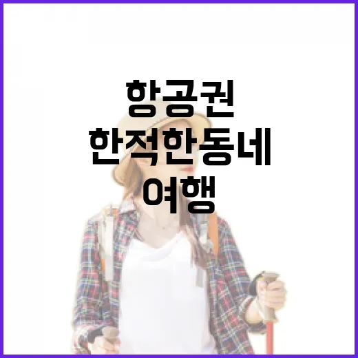 공동구매항공권으로 한적한 동네 여행을 다녀와봤더니 - 요약