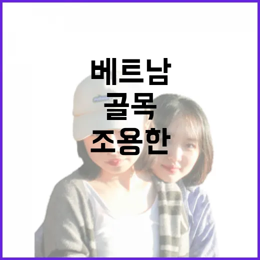 베트남리조트 대신 골목을 걸어봤더니, 조용한 하루가 남았다 - 요약