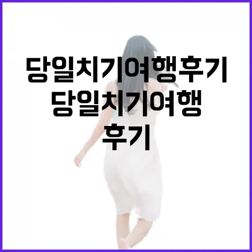 유명한 곳 대신 동네 끝까지 걸어본 당일치기여행 후기 - 요약