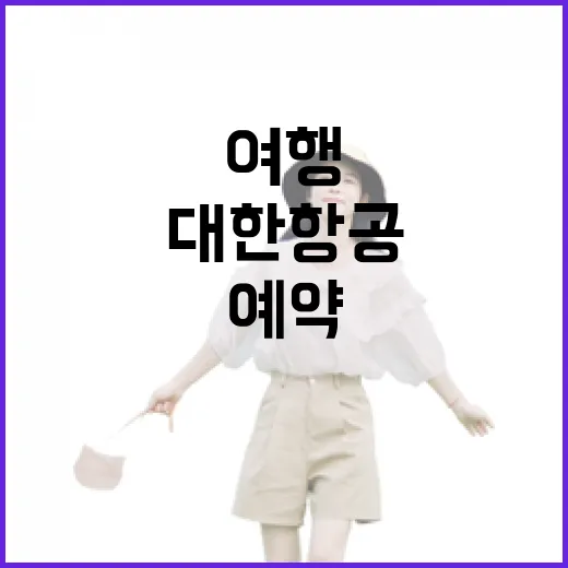 대한항공예약을 일부러 느리게 해봤더니 여행의 결이 달라졌다 - 요약