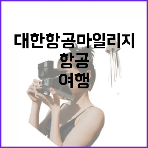대한항공 마일리지로 조용한 동네 여행을 해봤더니, 생각보다 좋았던 사용법 - 요약