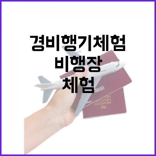 사람 없는 비행장 골목 끝에서 경비행기체험을 직접 해봤더니 - 요약