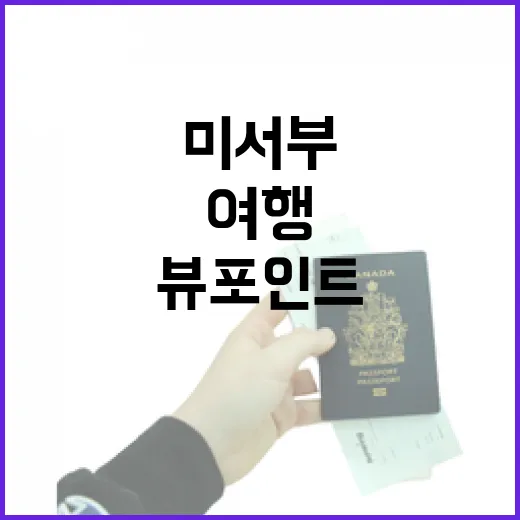 미서부여행에서 유명한 뷰포인트 대신 동네 길을 걸어봤더니 - 요약